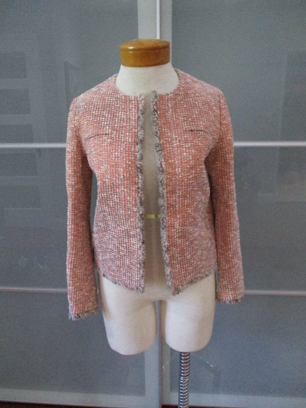 Les Copains Open Front Metallic Thread Blazer / Jacket